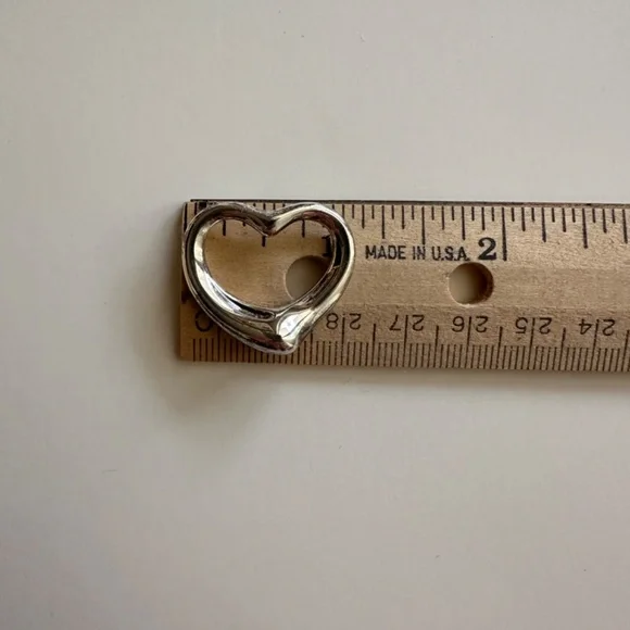 Tiffany & Co Elsa Peretti Open Heart Pendant 27mm - Picture 11 of 13